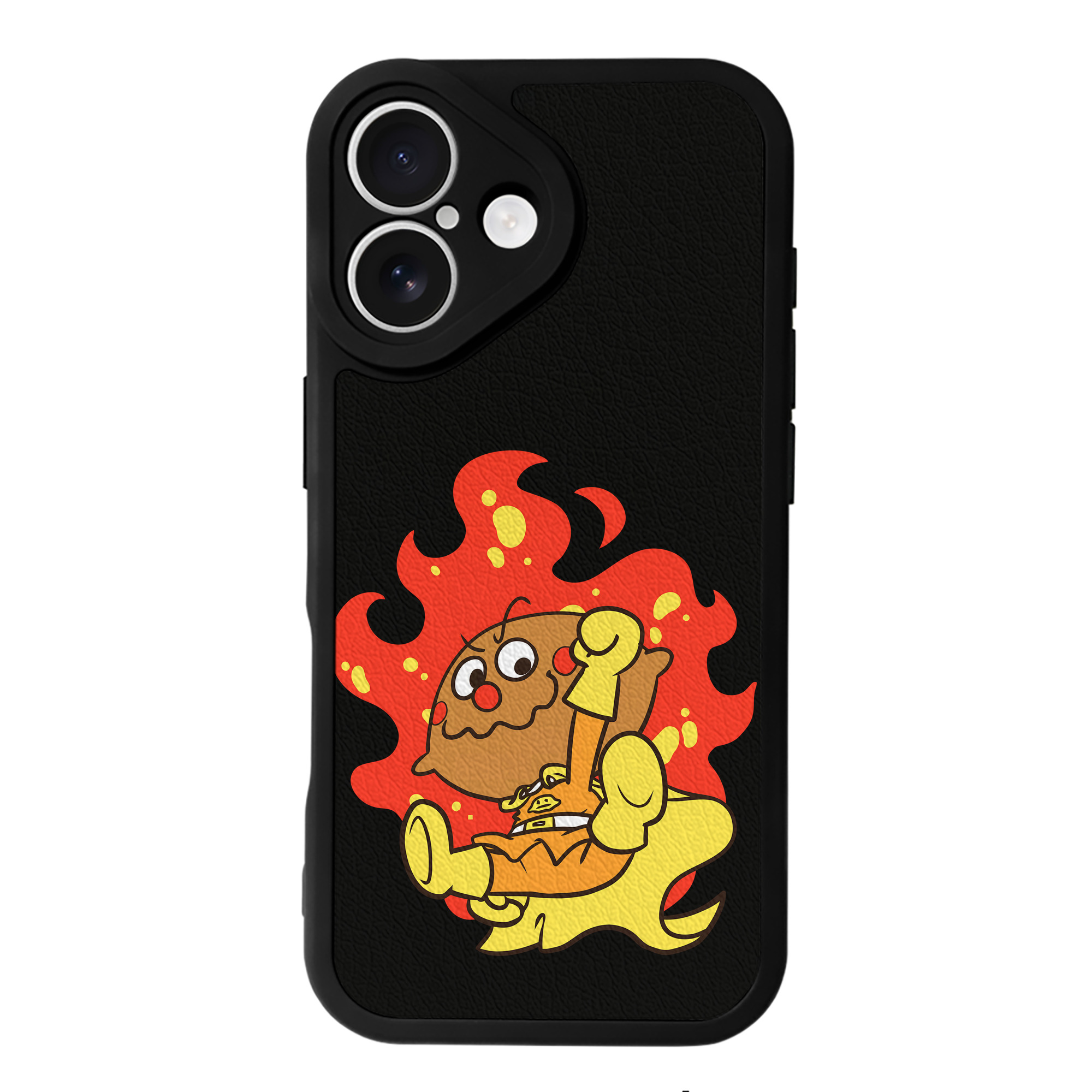 （画像用） アンパンマン Anpanman 【iPhone 16シリーズ対応】シリコンスマホケース（レザー調） 材質：シリコン